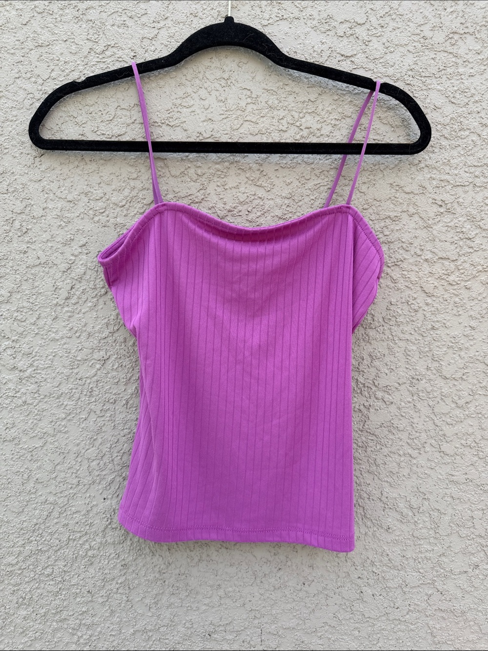 Rue21 Ribbed Spaghetti Strap Tank - Bright Pink